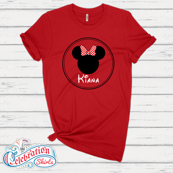 Personalized Mickey & Minnie Tee