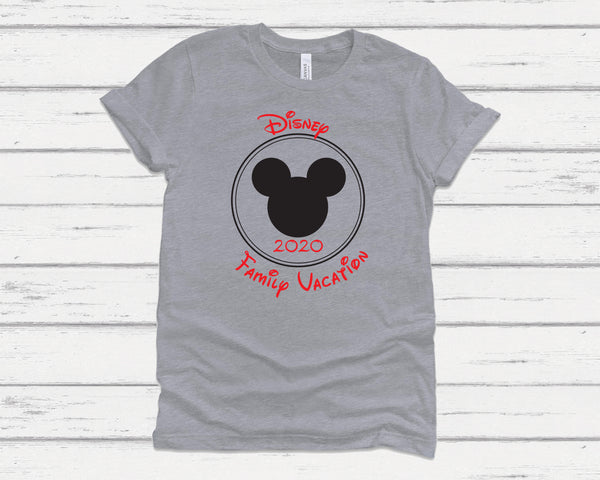 Minnie and Mickey Family Vacation Tees