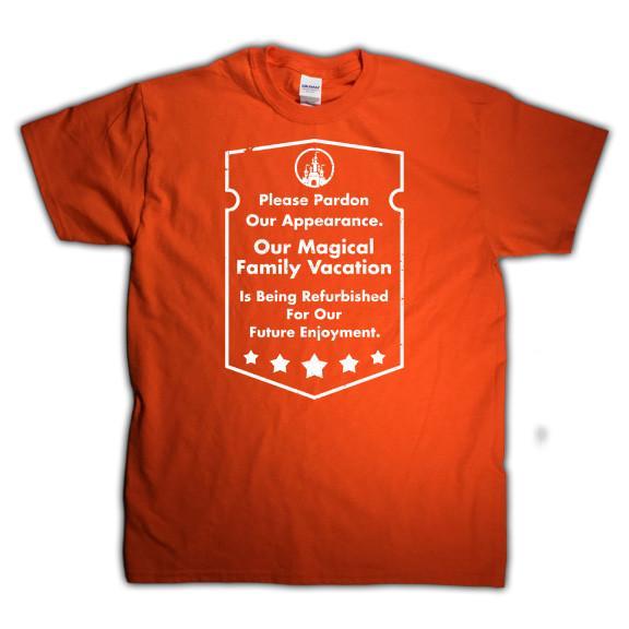 Disneyworld matching shirt, orange