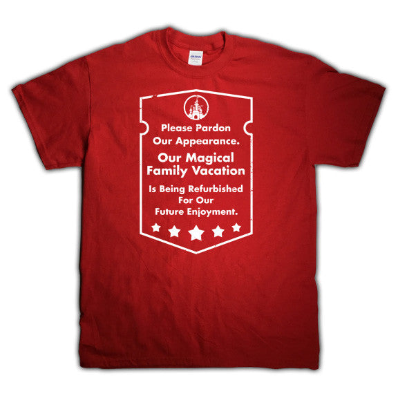 Disneyworld matching shirt, red