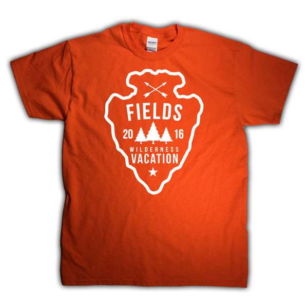 Personalized shirt for Disney vacation, orange