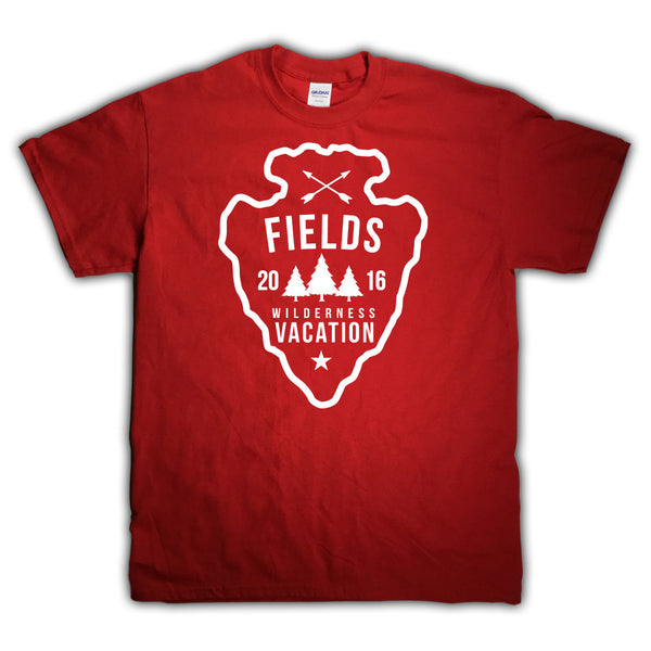 Personalized shirt for Disney vacation, red